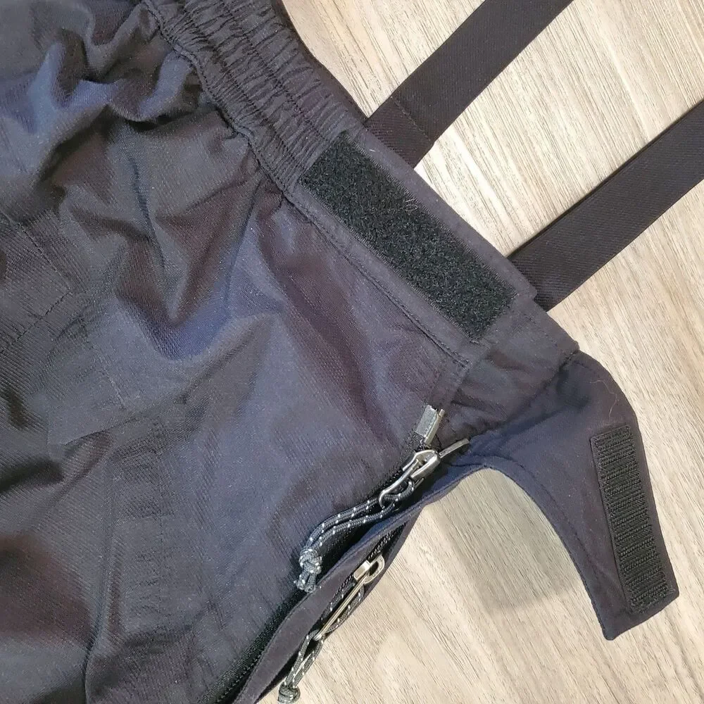 Mountain Hardwear Conduit Snow/Ski Goretex Pants Overall Sz L Black Suspenders